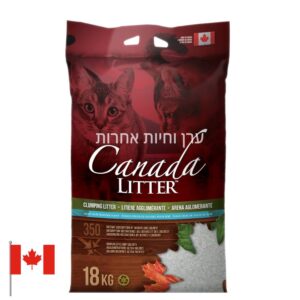 שק חול קנדה לחתולים במשקל 18 ק"ג