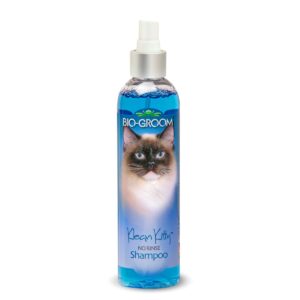 בקבוק שמפו יבש לחתולים ללא שטיפה עם מים של ביו גרום
