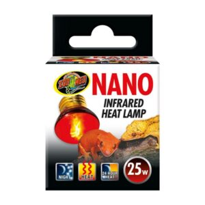 מנורת אינפרא אדום לטרריום בגודל NANO